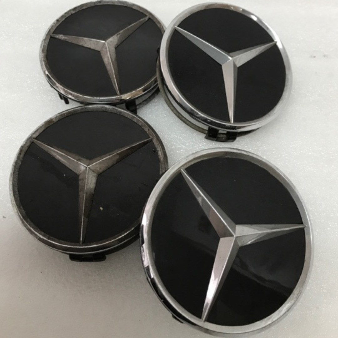 SET OF 4 CENTER CAP Mercedes Benz 2204000125 75 MM ee4b35ee