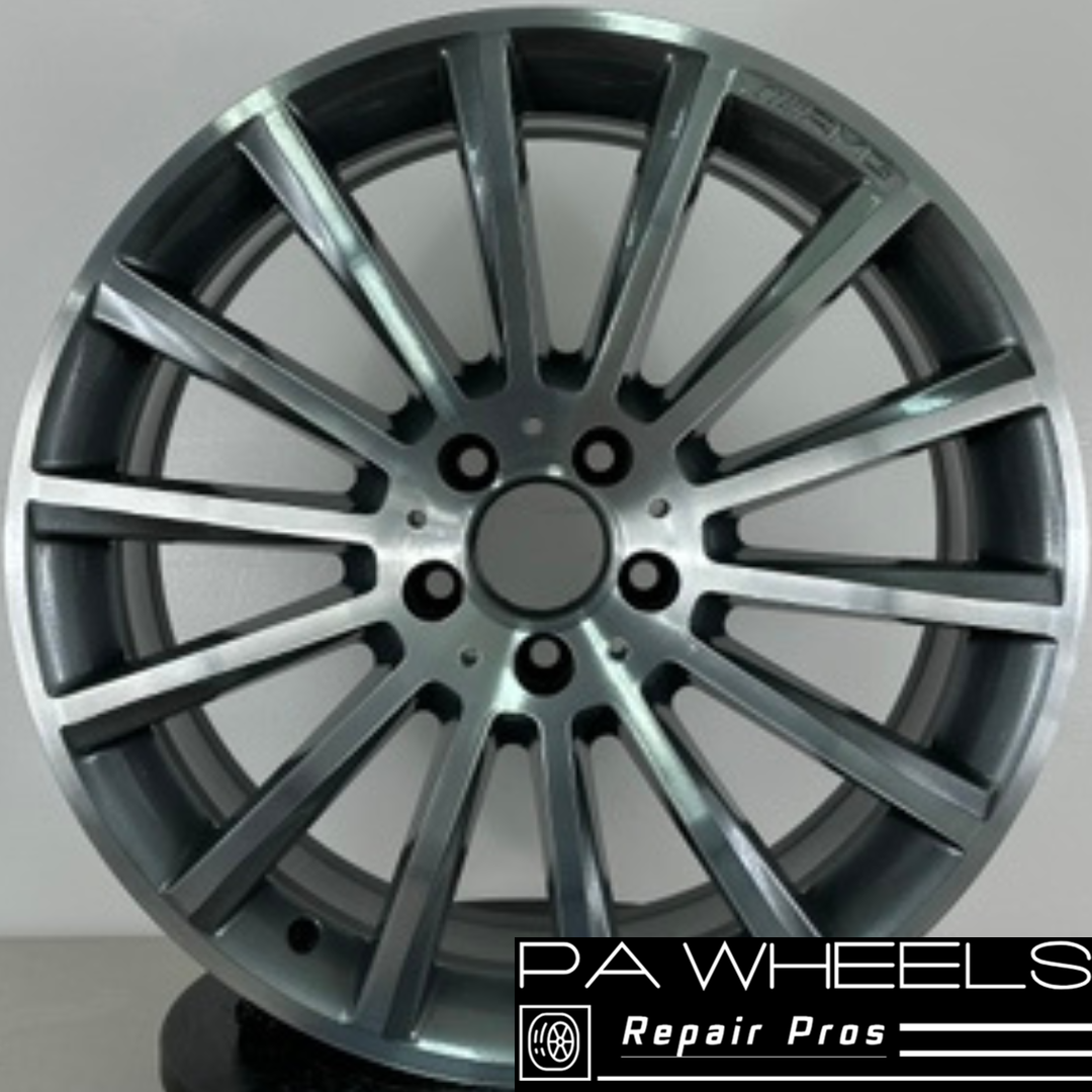 MERCEDES C300 2017 2018 19" FACTORY OEM FRONT AMG WHEEL RIM #D 85518 A2054011300