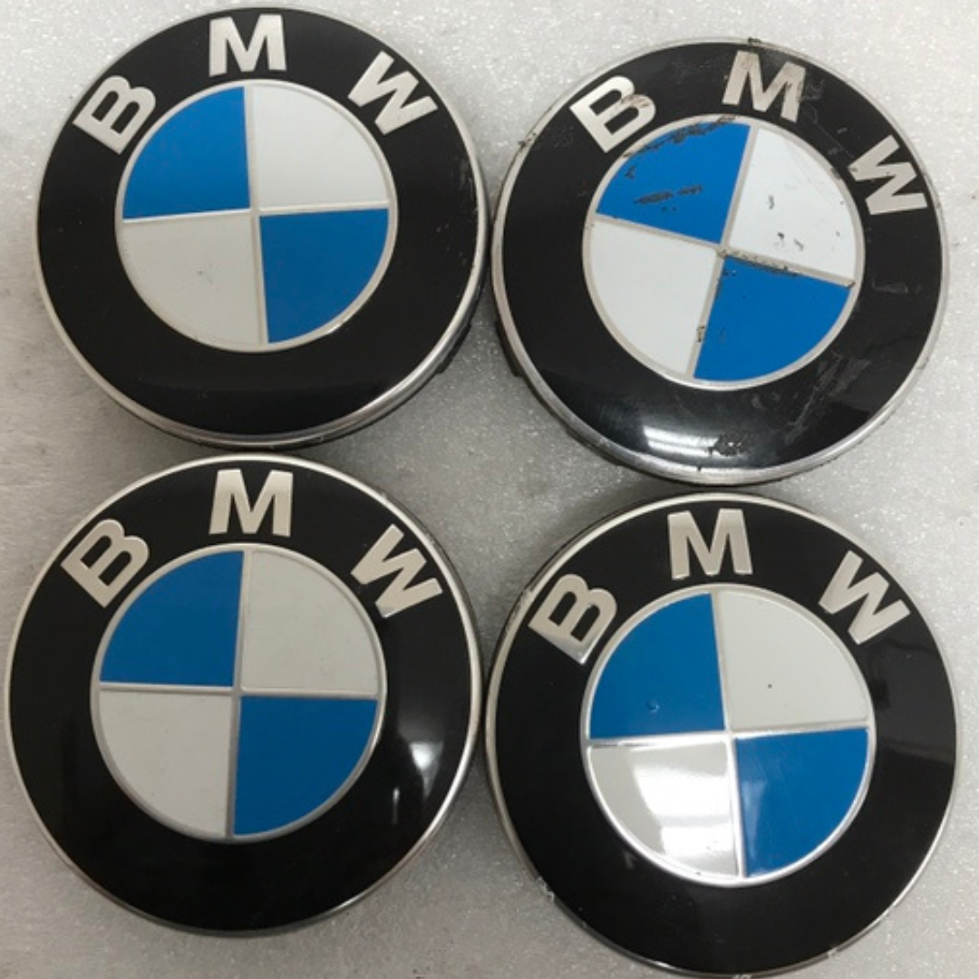 Set of 4 BMW Wheel Center Cap 68mm Genuine 36136783536 de056970