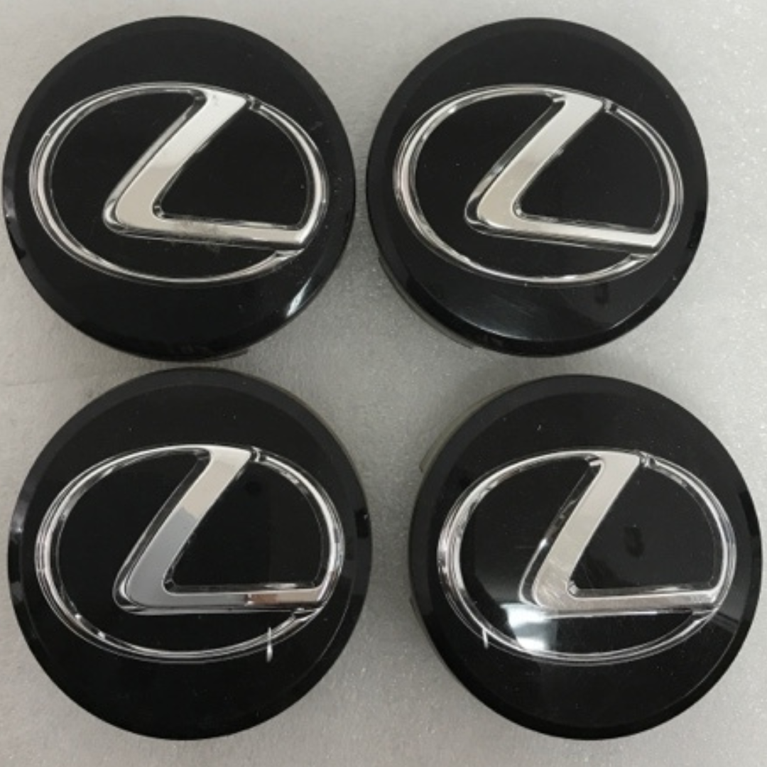 Set of 4 Lexus Black 62mm Center Caps 71A104-0010 95f8931a