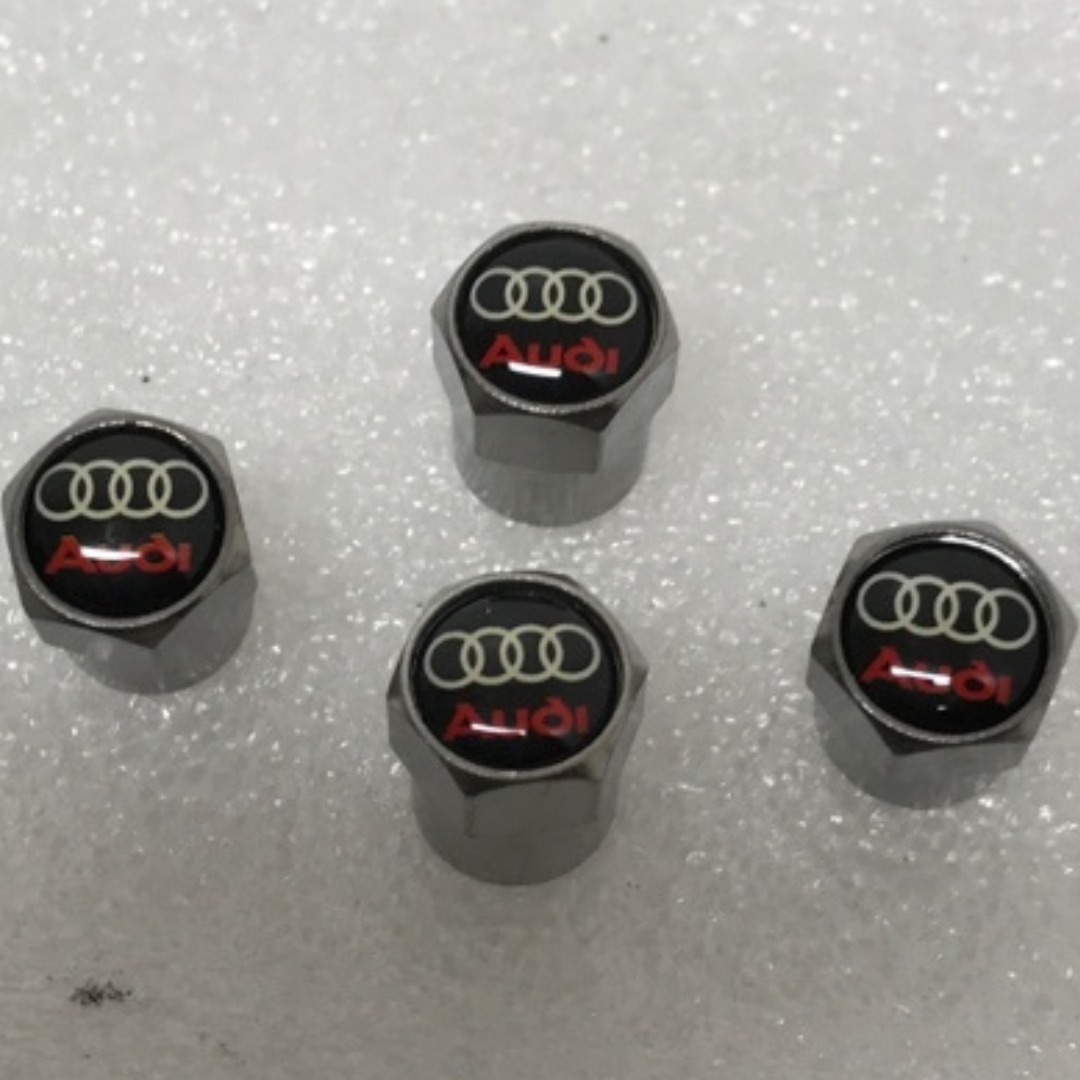 Set of 4 Audi Tire Valves For Car b3d413e7