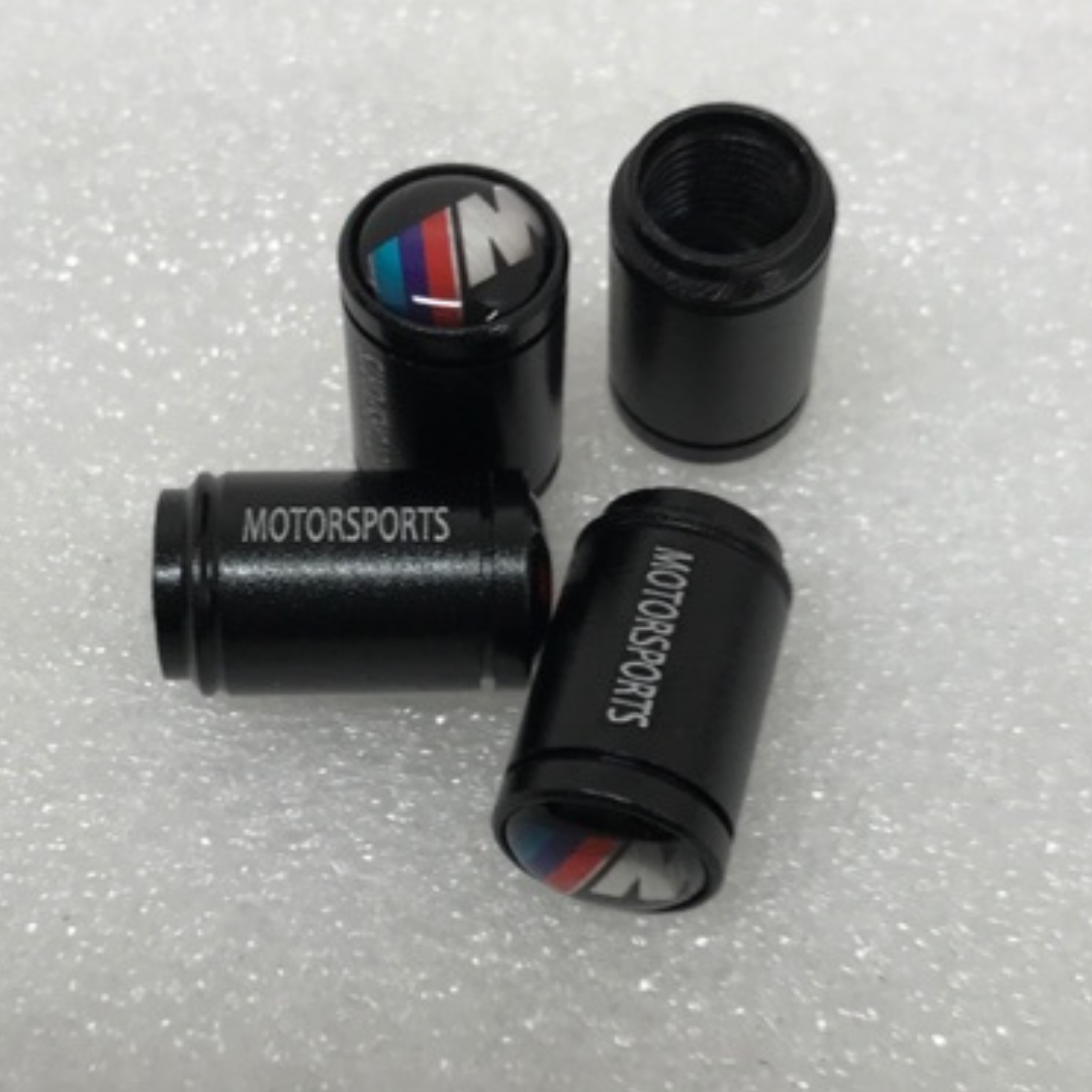 Set of 4 Motorsports BMW Tire Stem Valve Cap 338a3831