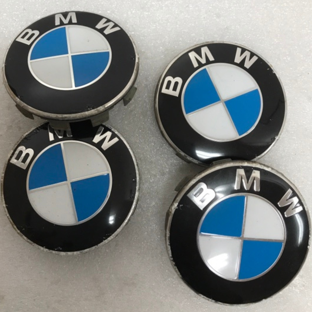 Set of 4 BMW Wheel Center Cap 68mm Genuine 36136783536 de804e67