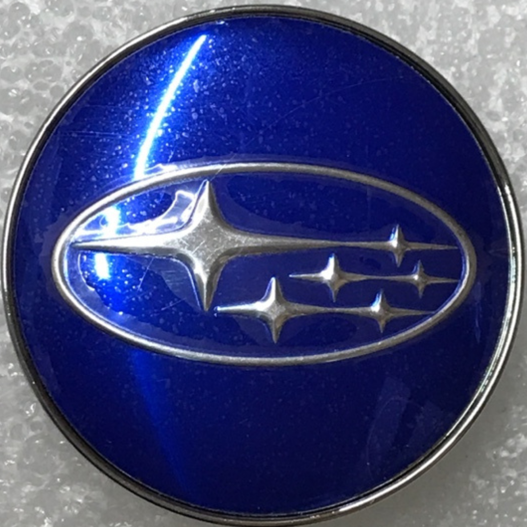 Subaru Wheel Center Cap Glossy Blue abfdb955