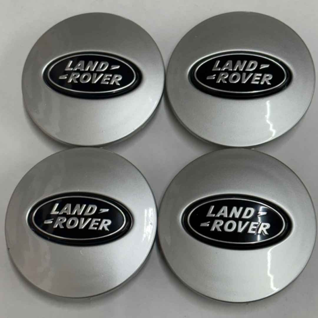 Set of 4 Land Rover Range Rover Center Hub Cap Silver RRJ000010XXX e66072f0