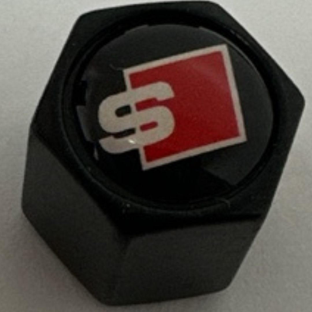 Set of 4 Universal S Wheel Stem Air Valve Caps Anti-theft Cover Kit 0a0405fd