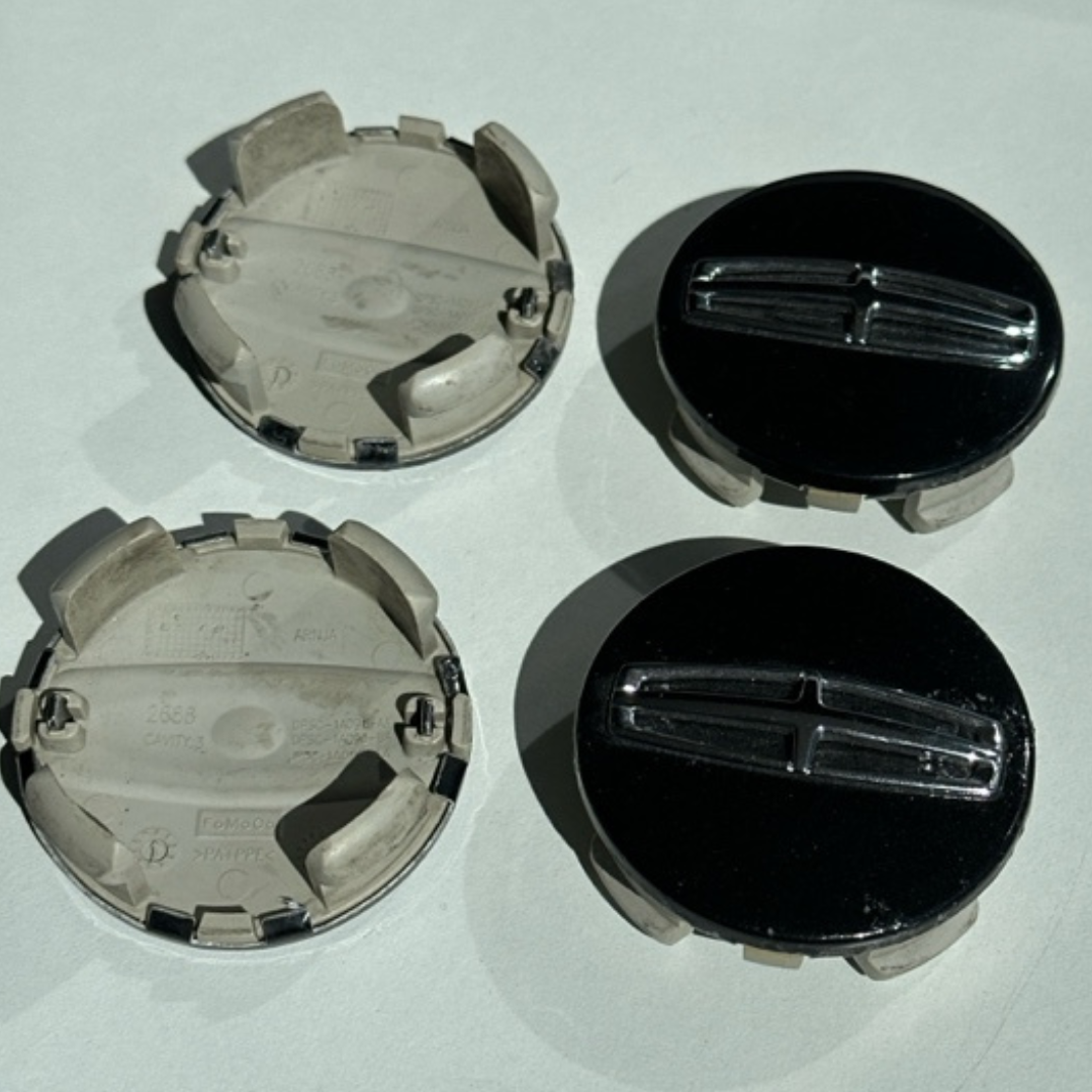 Set of 4 Lincoln Black Chrome DPSC-1A096-BA 0da59803