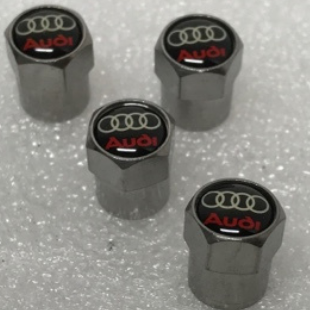Set of 4 Audi Tire Valves For Car b3d413e7