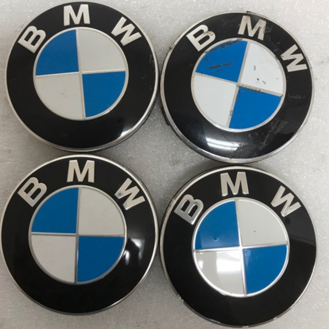 Set of 4 BMW Wheel Center Cap 68mm Genuine 36136783536 de056970