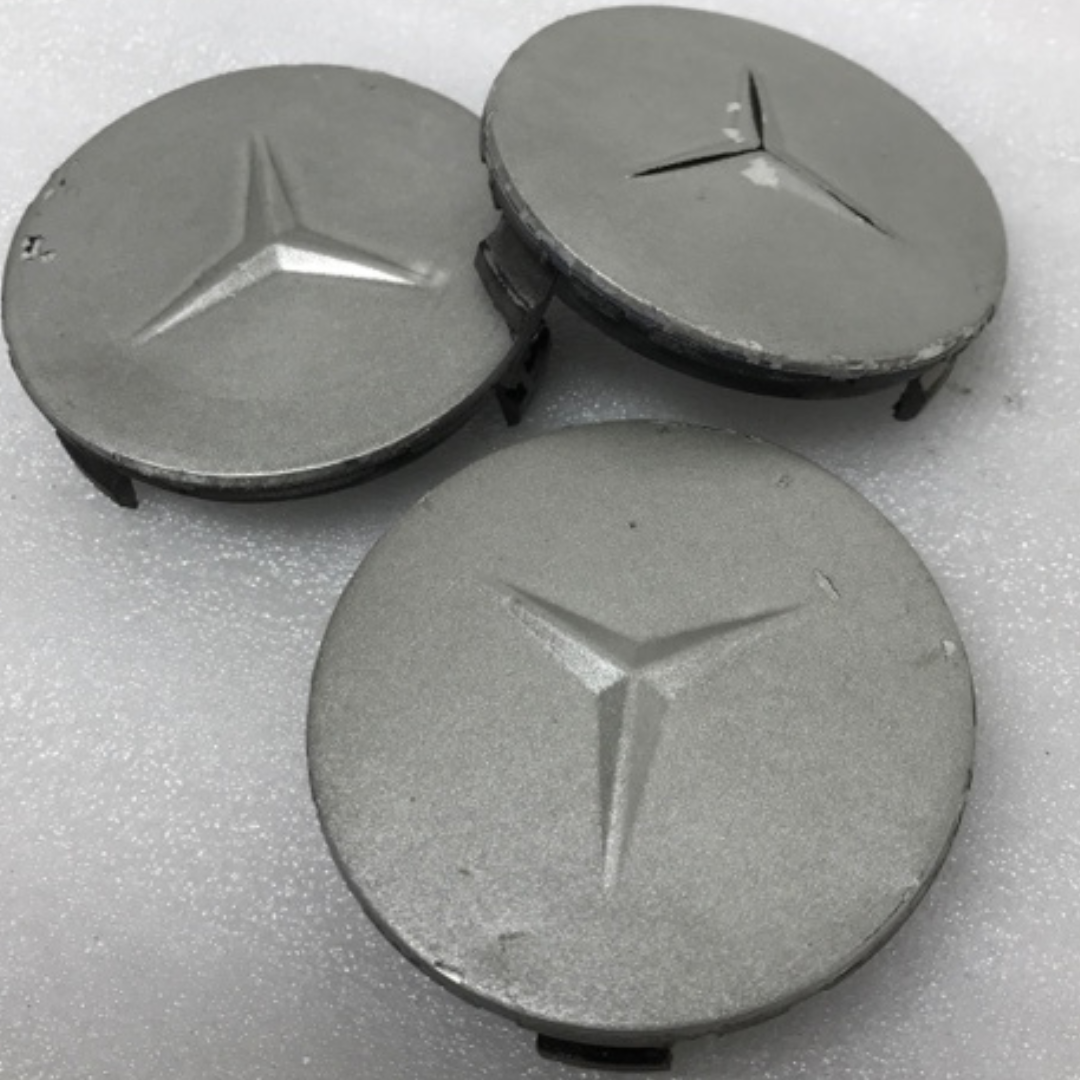 SET OF 3 CENTER CAP Mercedes Benz A1714000125 75 MM 157c8ee0