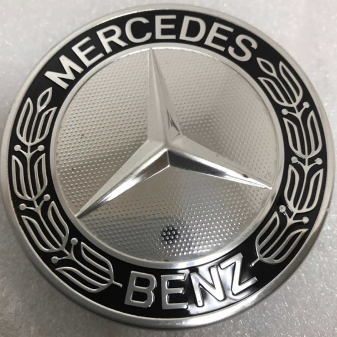 Set of 4 Mercedes-Benz 75MM Dark Blue Wheel Center Hub Caps 9be888ac