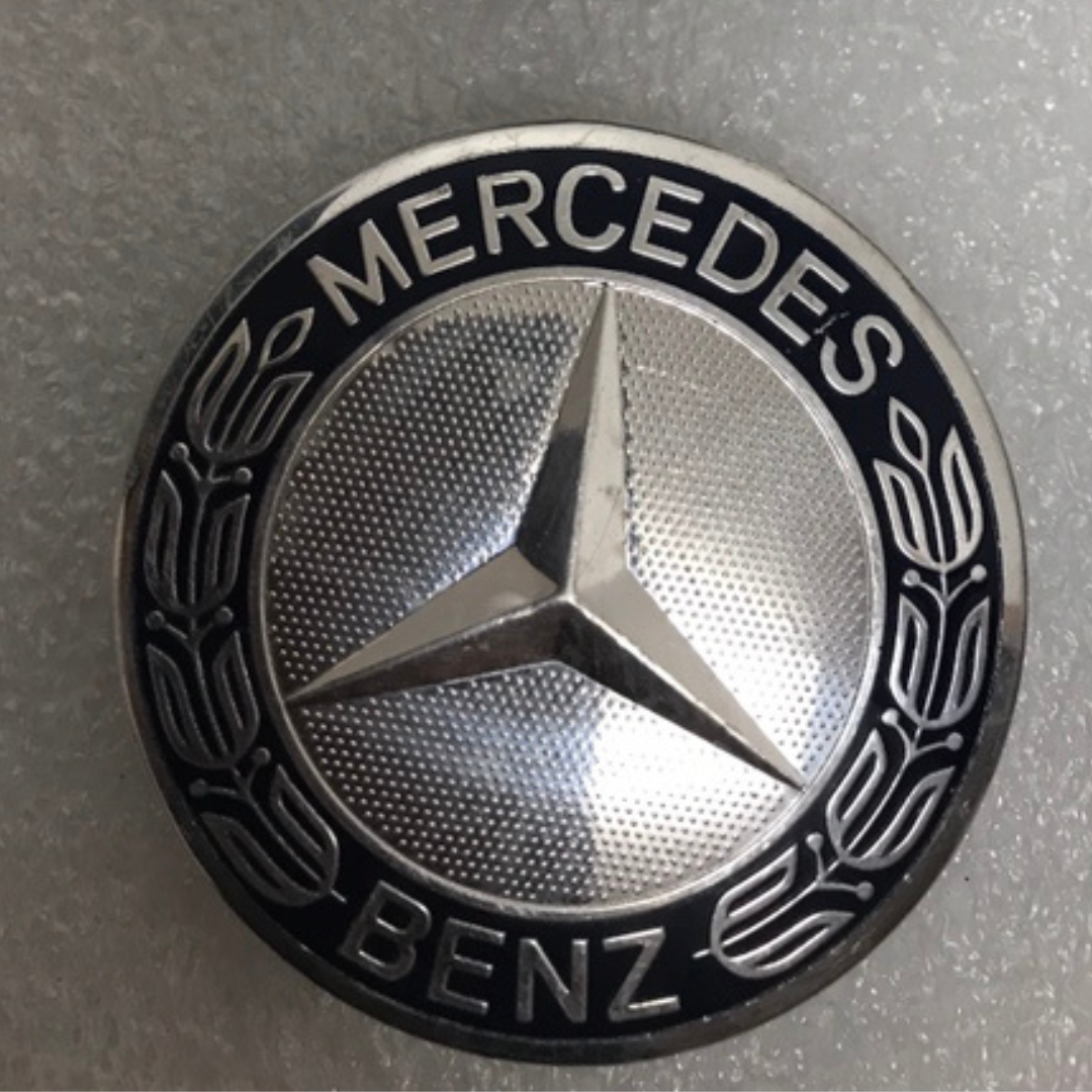 Set of 4 Mercedes-Benz 75MM Classic Dark Blue Wheel Center Hub Caps AMG 2062f474