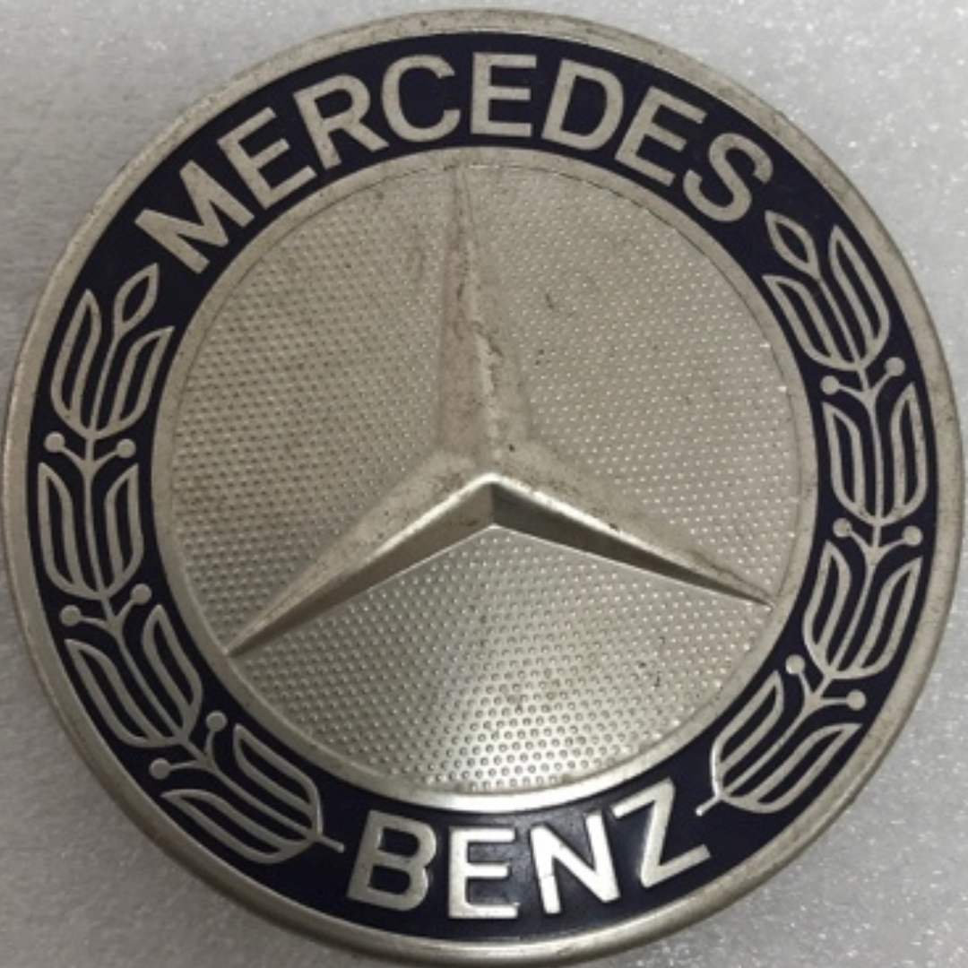 Set of 4 Mercedes 75MM Classic Dark Blue Wheel Center Hub Caps AMG a307ccc4