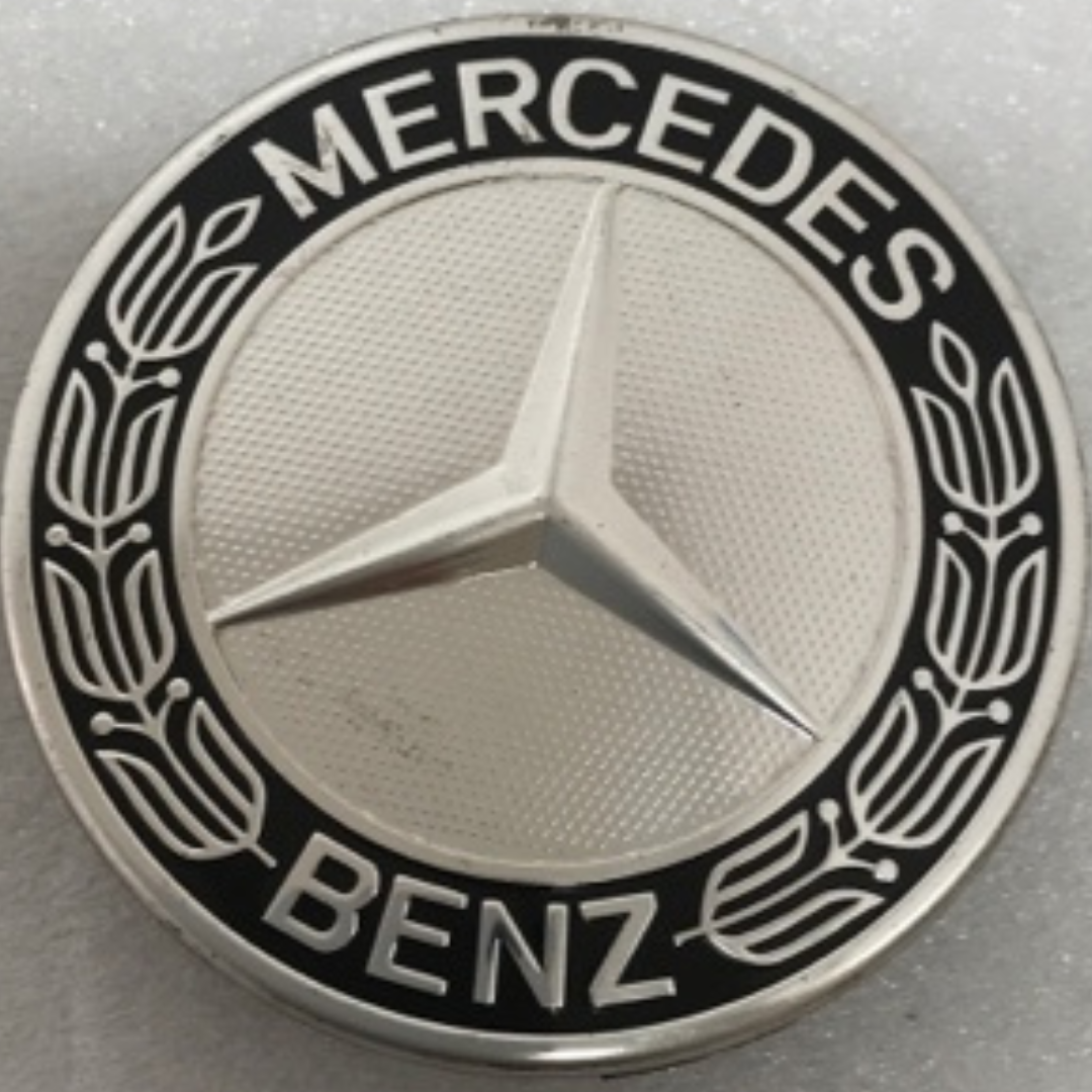 Set of 4 Mercedes 75MM Classic Dark Blue Wheel Center Hub Caps AMG 5f0265b0