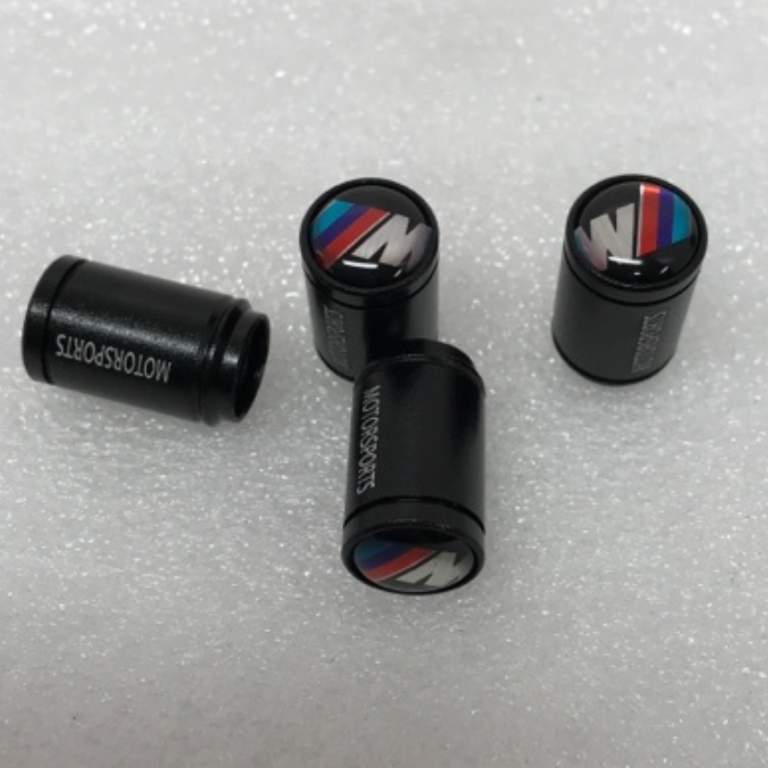 Set of 4 Motorsports BMW Tire Stem Valve Cap 338a3831