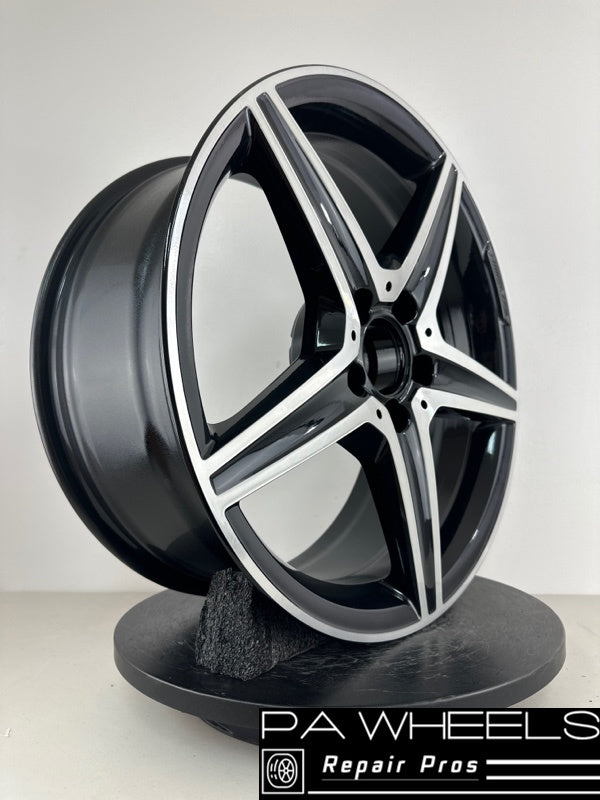 USED MERCEDES C-CLASS C43 C450 2016-2019 18"FACTORY OEM FRONT AMG WHEEL RIM