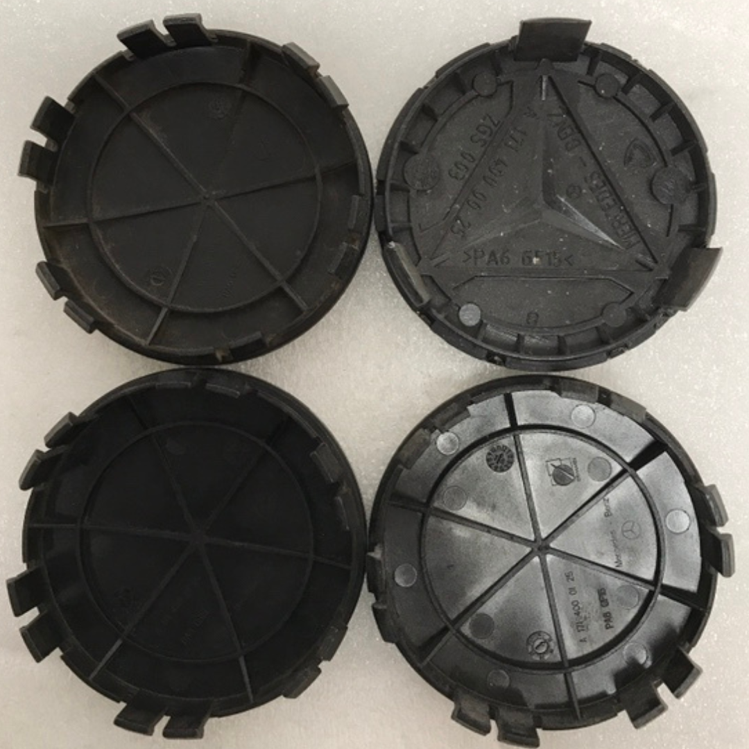 Set of 4 Mercedes-Benz 75MM Dark Blue Wheel Center Hub Caps 9be888ac