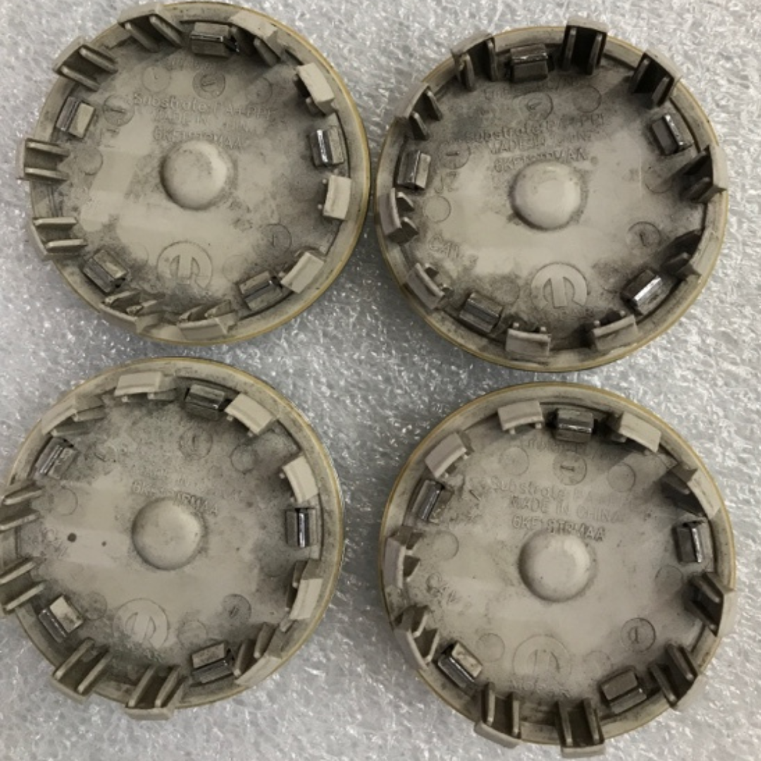 Set of 4 MOPAR Dodge OEM Wheel Center Cap 6KF18TRMAA f20ab91d