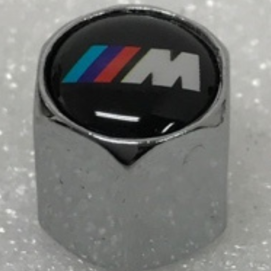 Set of 4 Motorsports BMW Tire Stem Valve Cap With Key 98ba4f67