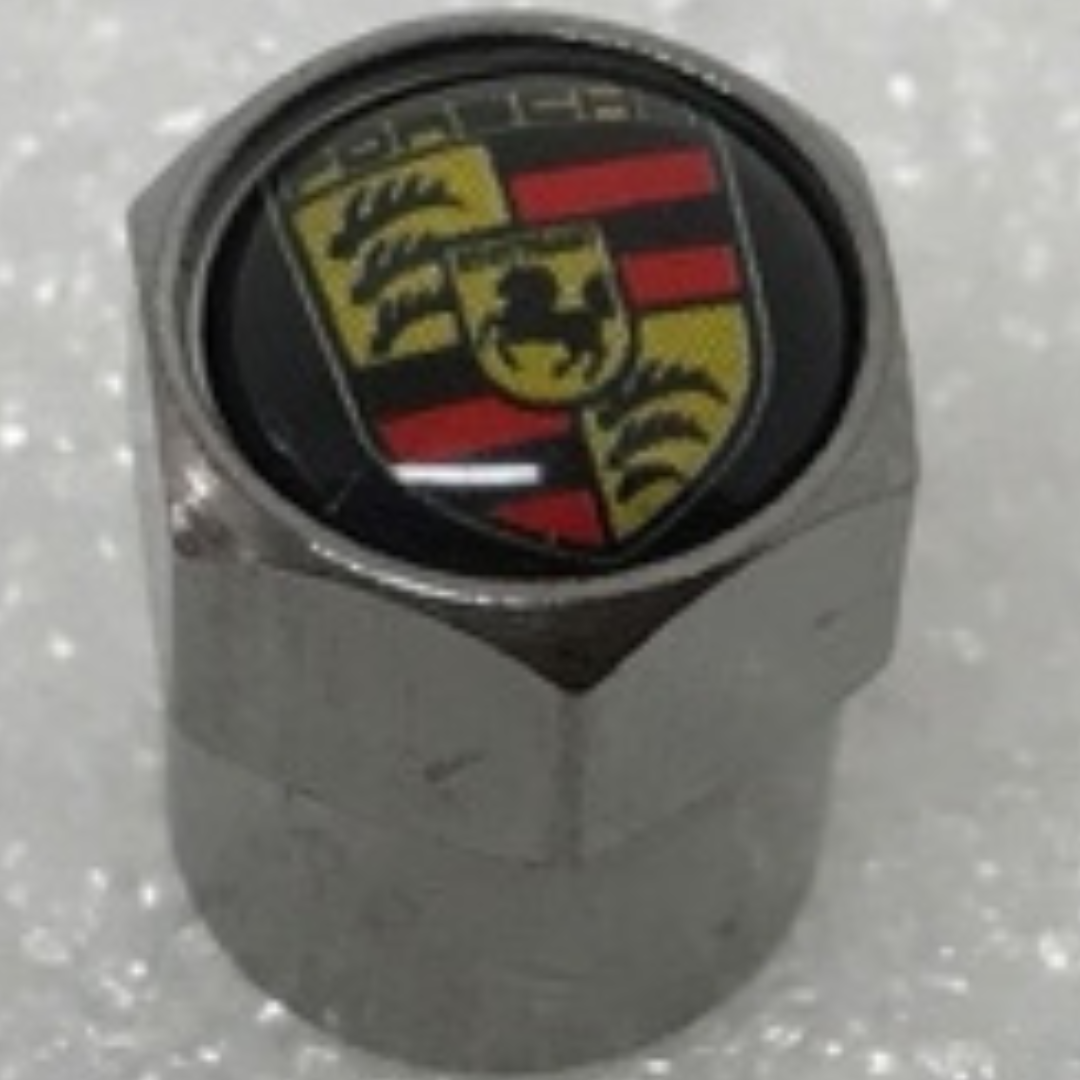 Set of 4 Porsche Tire Valves For Car b750da6f