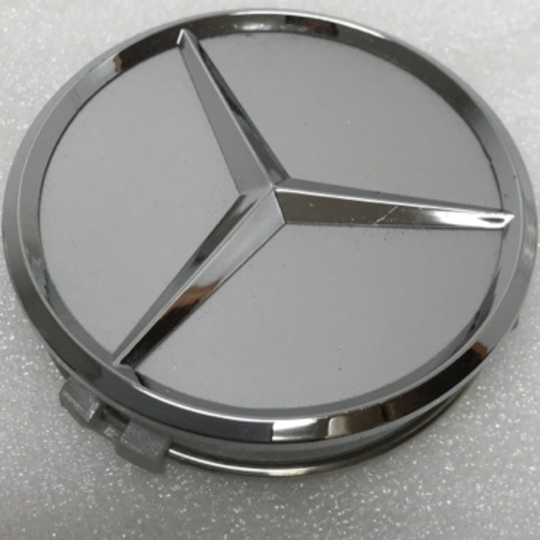 SET OF 2 CENTER CAPS Mercedes Benz A1714000125 75 MM 182fb2b0