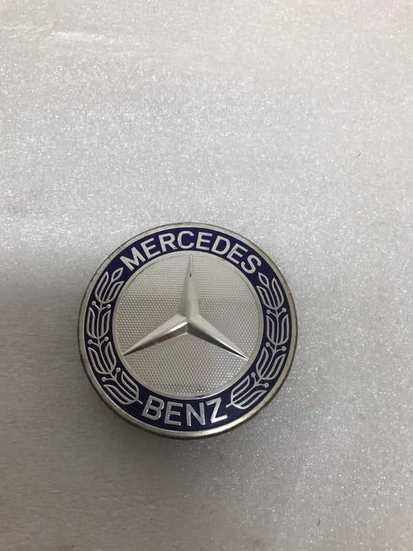 Set of 4 Mercedes 75MM Classic Dark Blue Wheel Center Hub Caps 6596c749