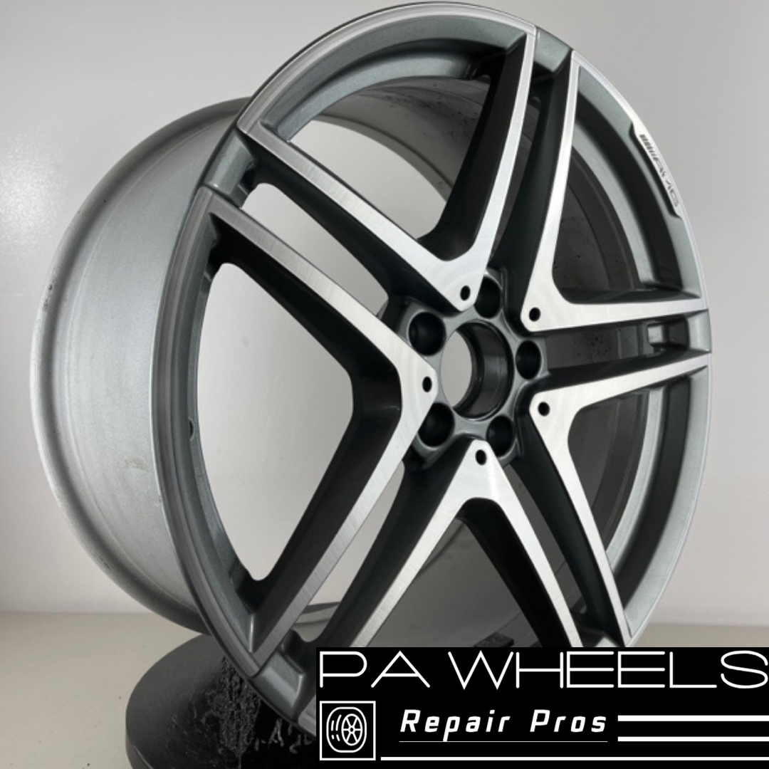 MERCEDES E63 E63s 2014-2016 19" FACTORY OEM REAR AMG WHEEL RIM 85400 A2124010900