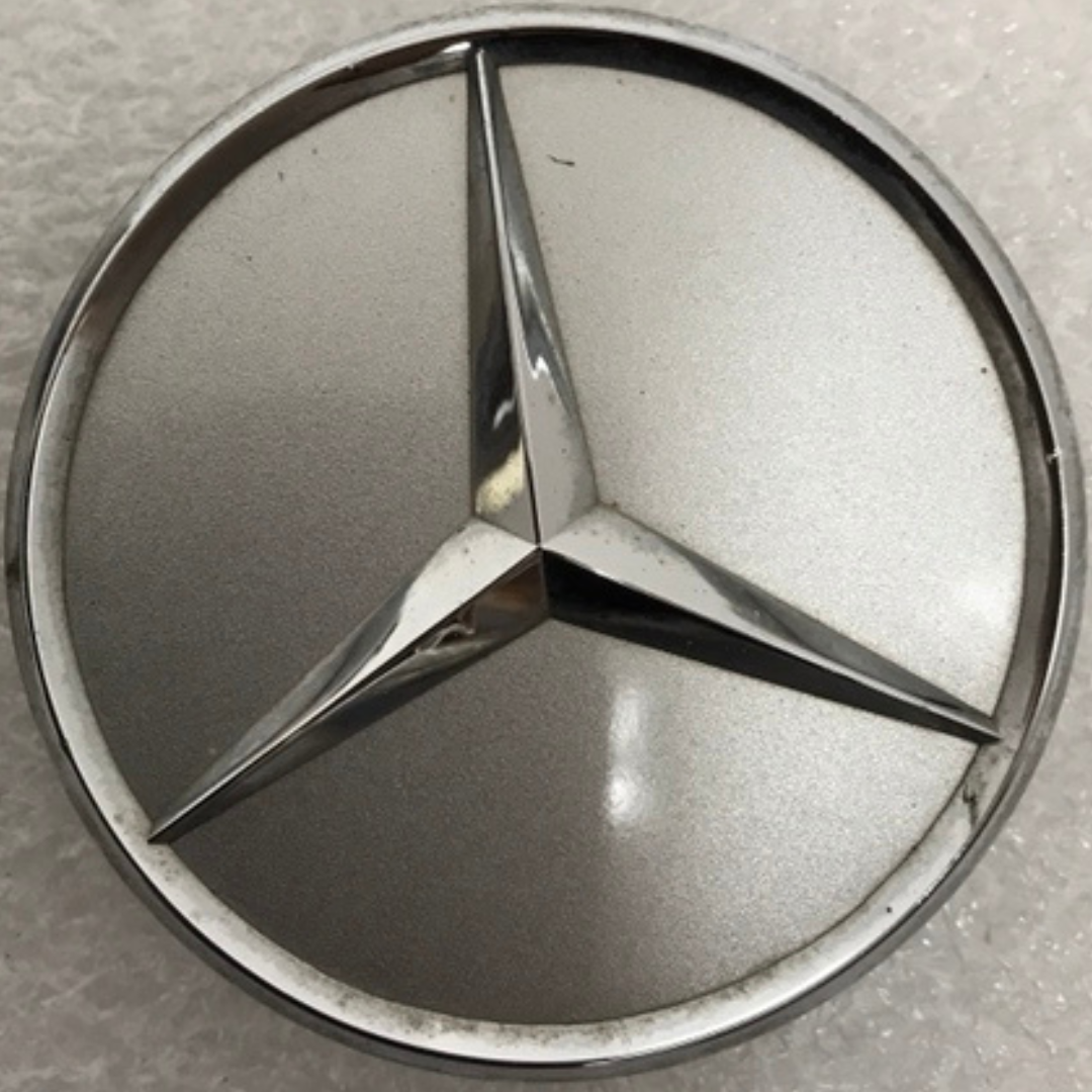 Set of 4 Mercedes-Benz Silver Wheel Center Hub Caps 75mm 23fc508f