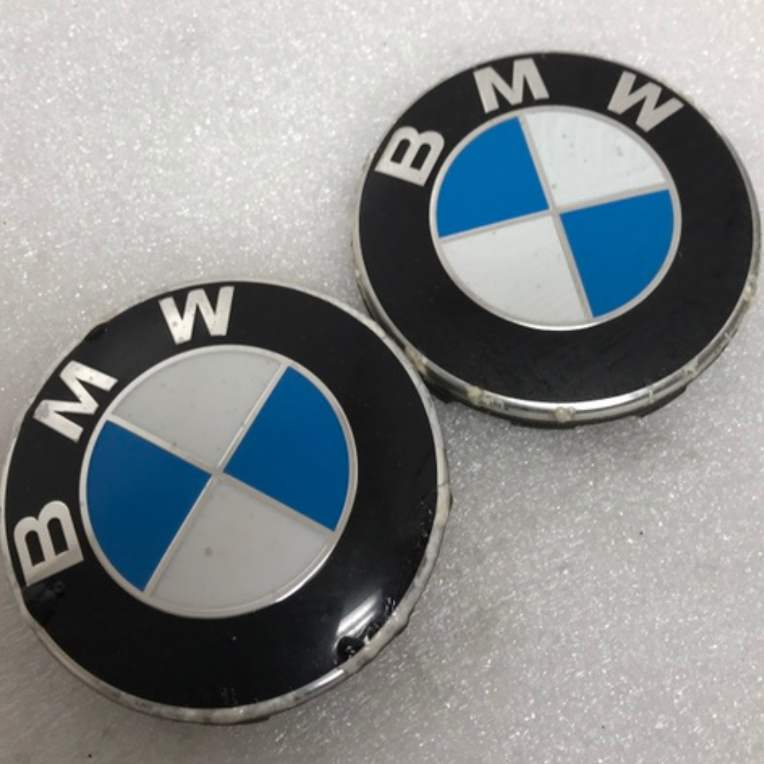 Set of 2 BMW Wheel Center Caps 68mm 678353604 5cc75820