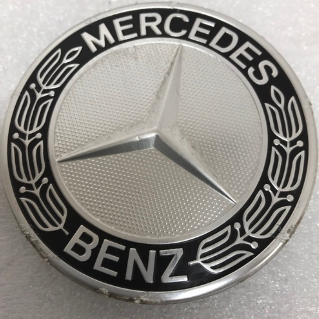 Set of 4 Mercedes 75MM Classic Dark Blue Wheel Center Hub Caps 47205fec