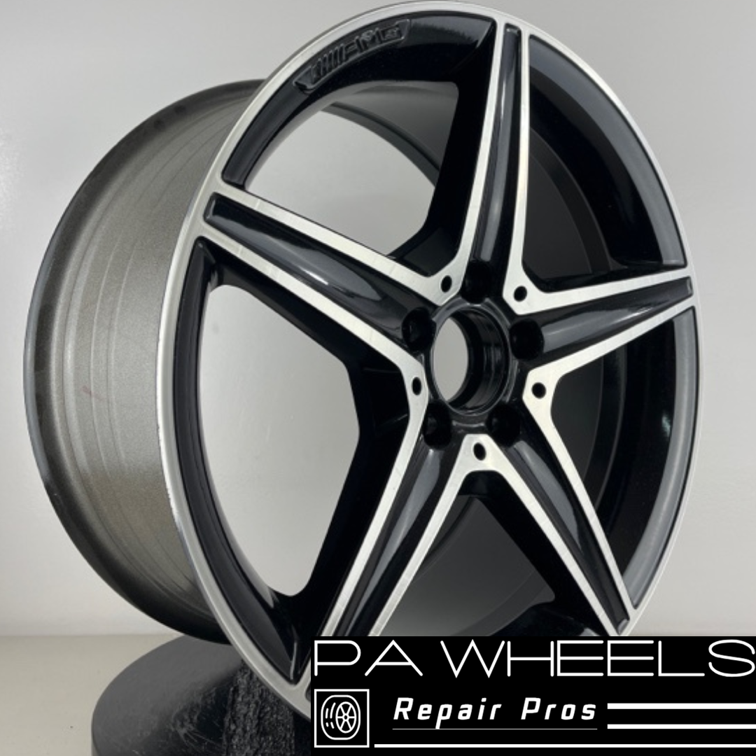 MERCEDES C-CLASS 2015-2018 18" FACTORY ORIGINAL REAR AMG WHEEL RIM 85373