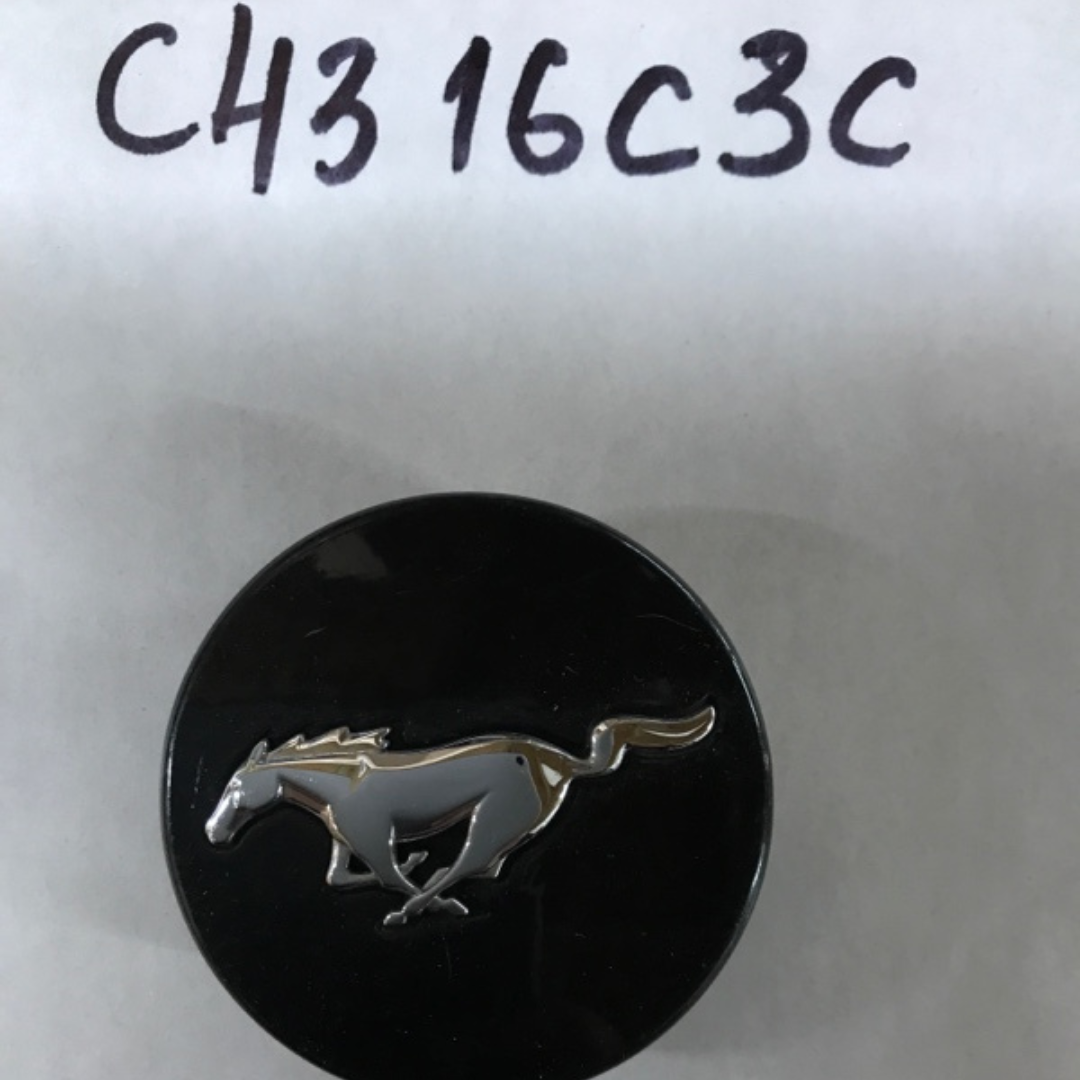Ford Mustang Center Cap 54mm Black Chrome FR3C1A096AC c4316c3c