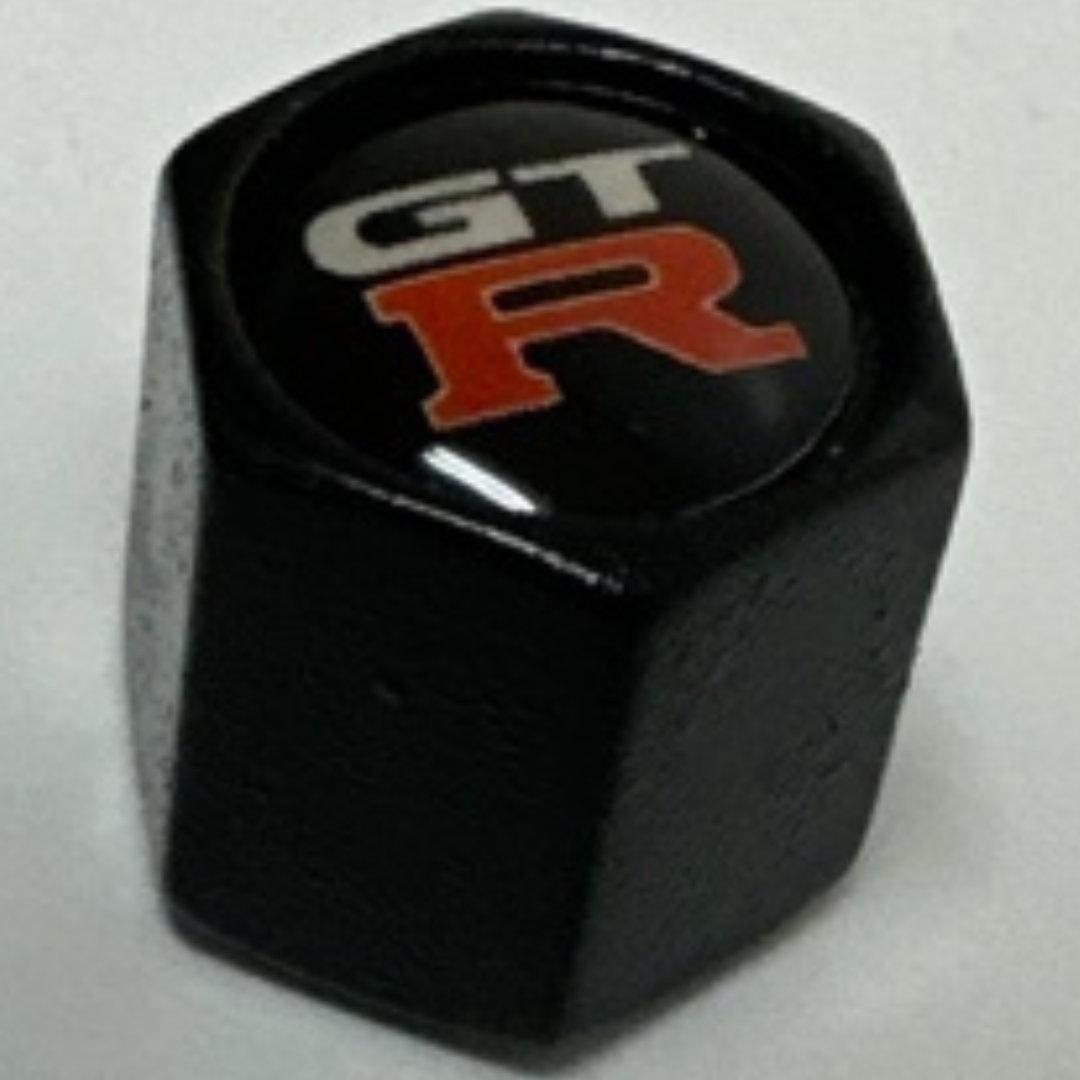 Set of 4 Universal GTR Wheel Stem Air Valve Caps Anti-theft Cover Kit 4da7d3e4