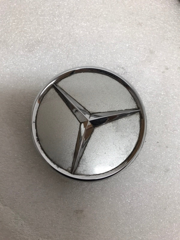Set of 4 Mercedes-Benz Silver Wheel Center Hub Caps 75mm ac81056c