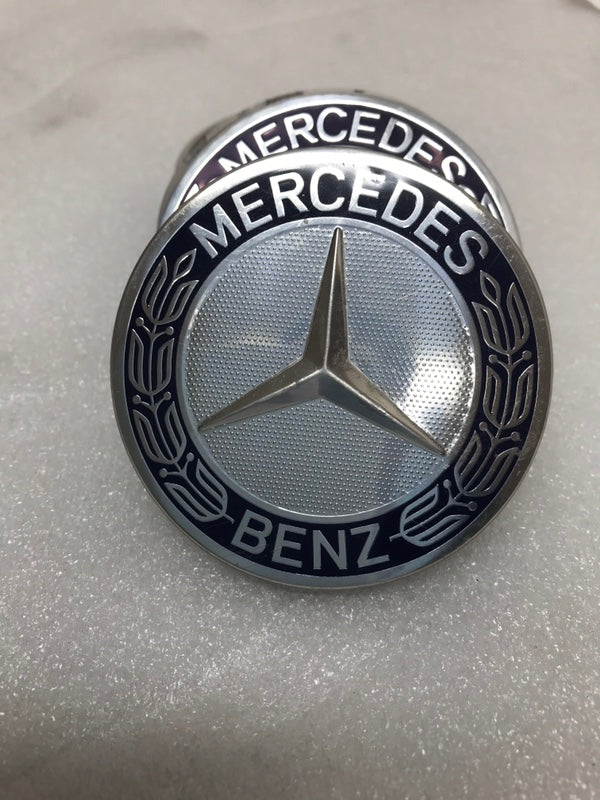 Set of 4 Mercedes 75MM Classic Dark Blue Wheel Center Hub Caps bc38e4ef