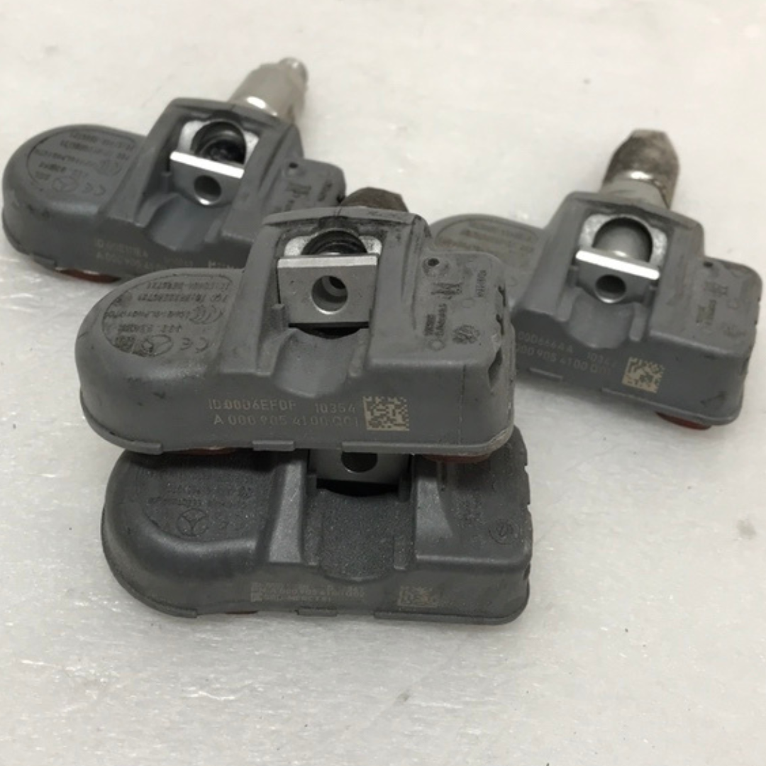 Set of 4 Mercedes Schrader TPMS Sensor A0009054100 433mhz 5fb500fd