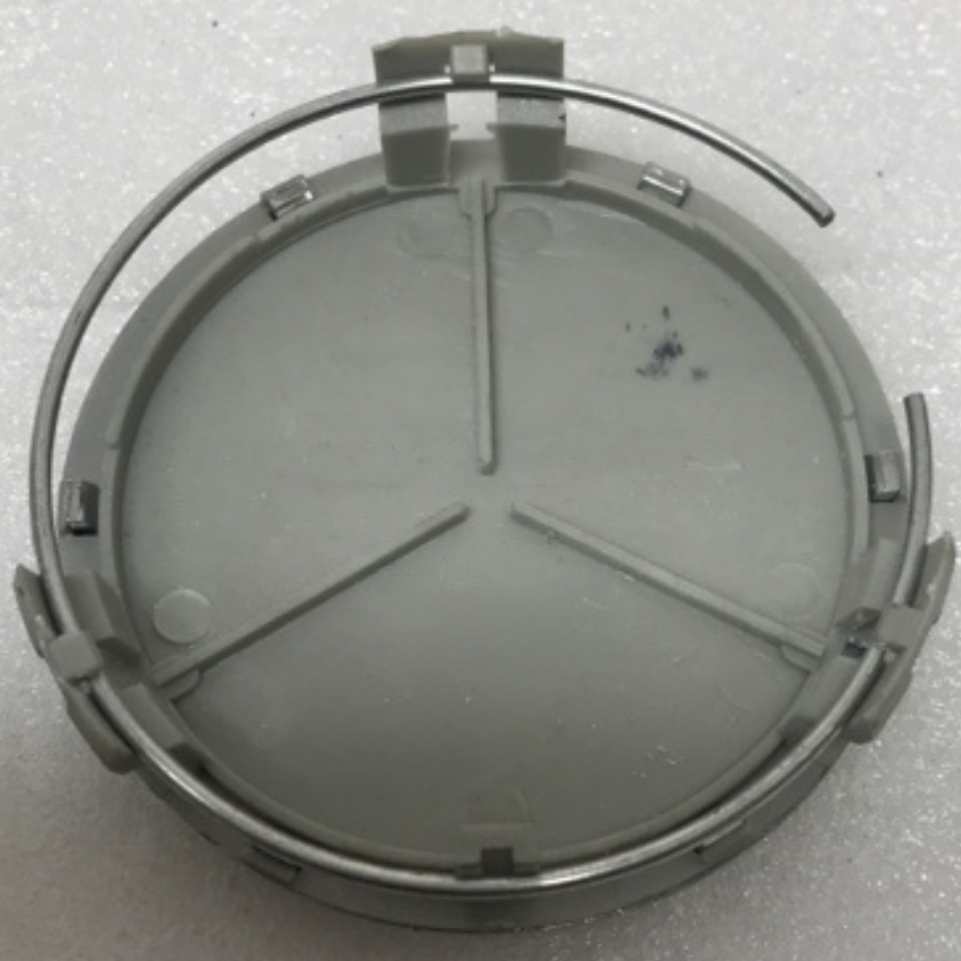Set of 4 Mercedes-Benz Silver Wheel Center Hub Caps 75mm f139447b