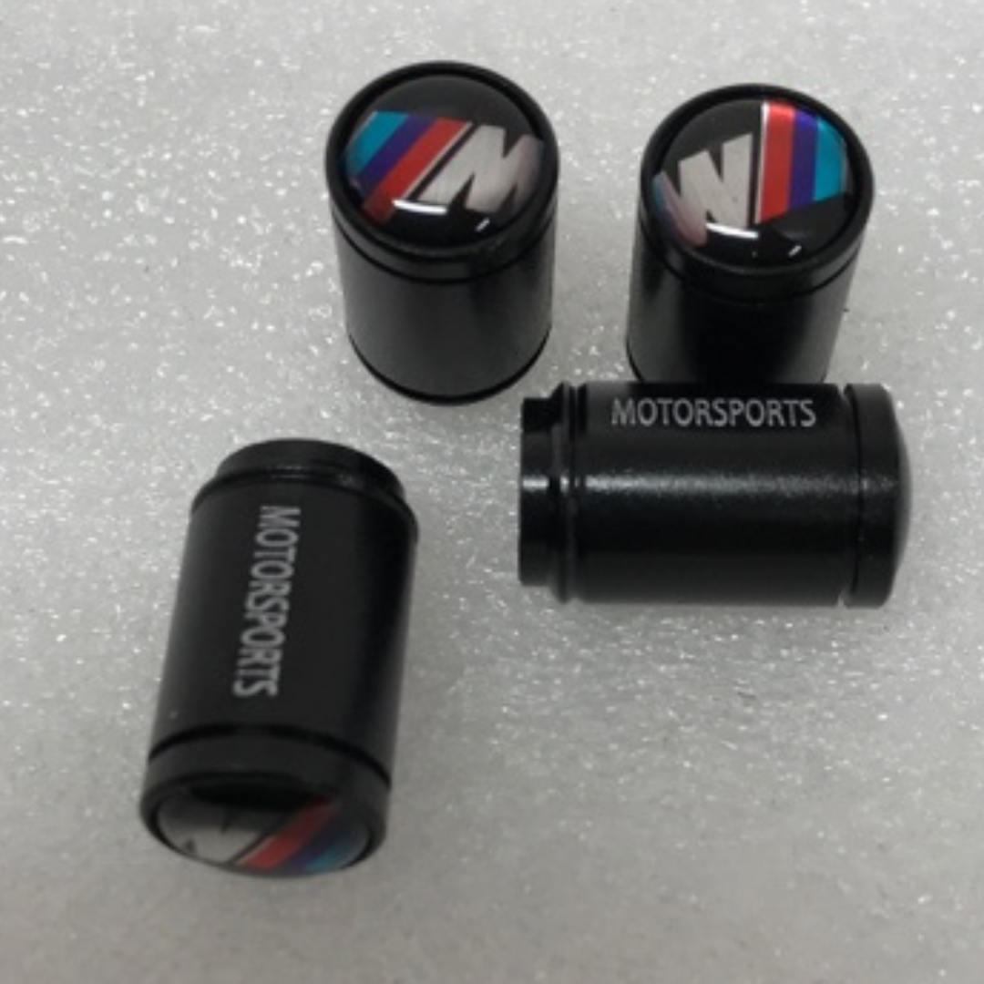 Set of 4 Motorsports BMW Tire Stem Valve Cap 338a3831