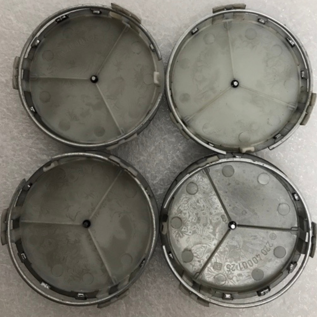 Set of 4 Mercedes-Benz Matte Black Wheel Center Hub Caps 75mm 17b4f4dc