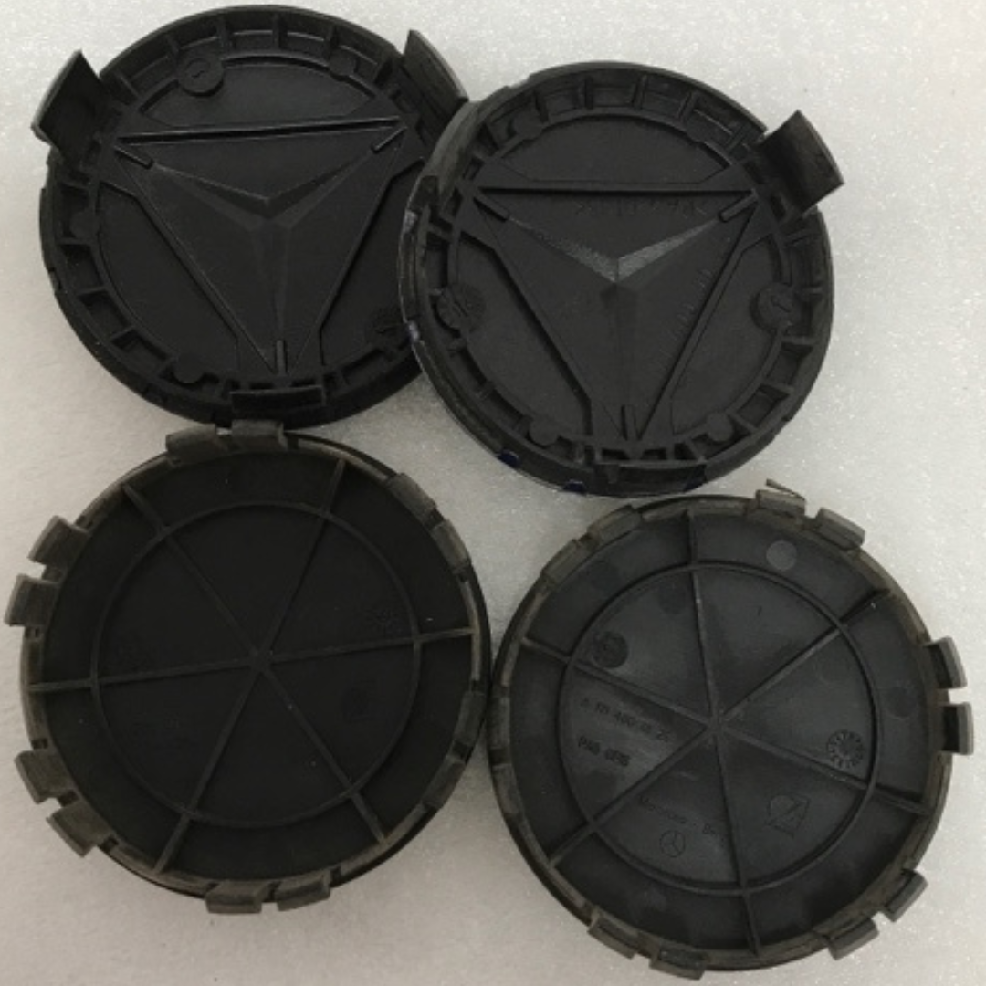 Set of 4 Mercedes 75MM Classic Dark Blue Wheel Center Hub Caps AMG a307ccc4