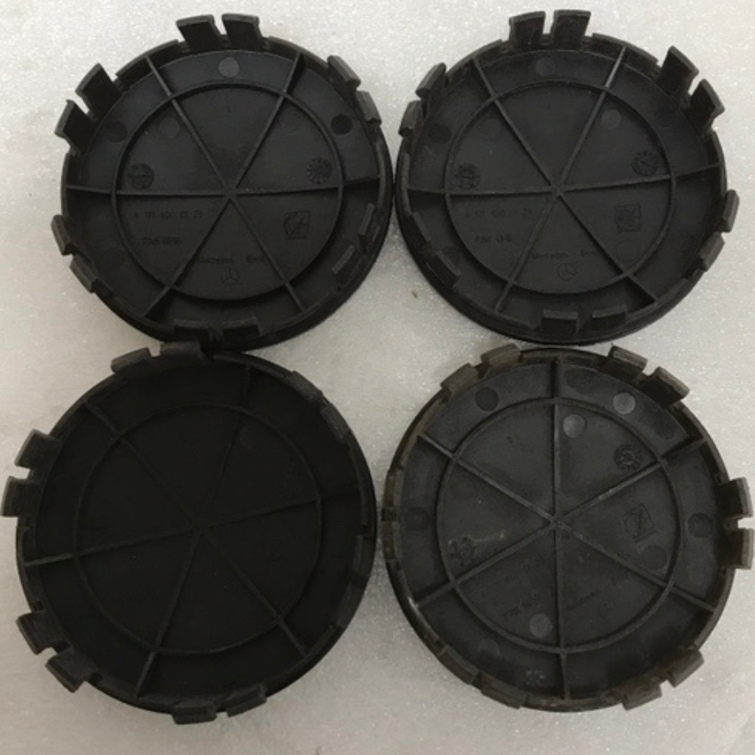 Set of 4 Mercedes Classic Dark Blue Wheel Center Hub Caps AMG Wreath d5dd0508
