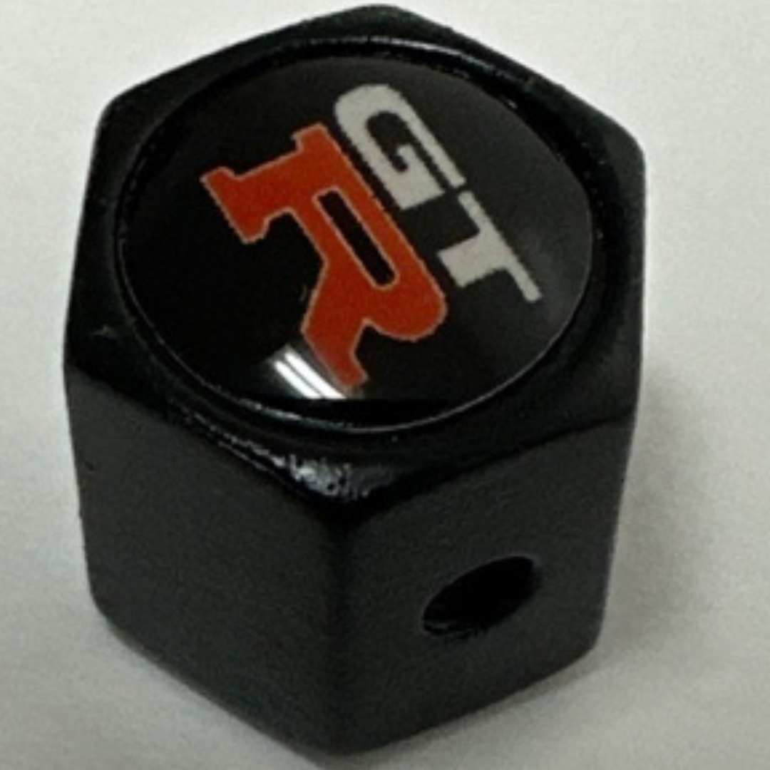 Set of 4 Universal GTR Wheel Stem Air Valve Caps Anti-theft Cover Kit 4da7d3e4