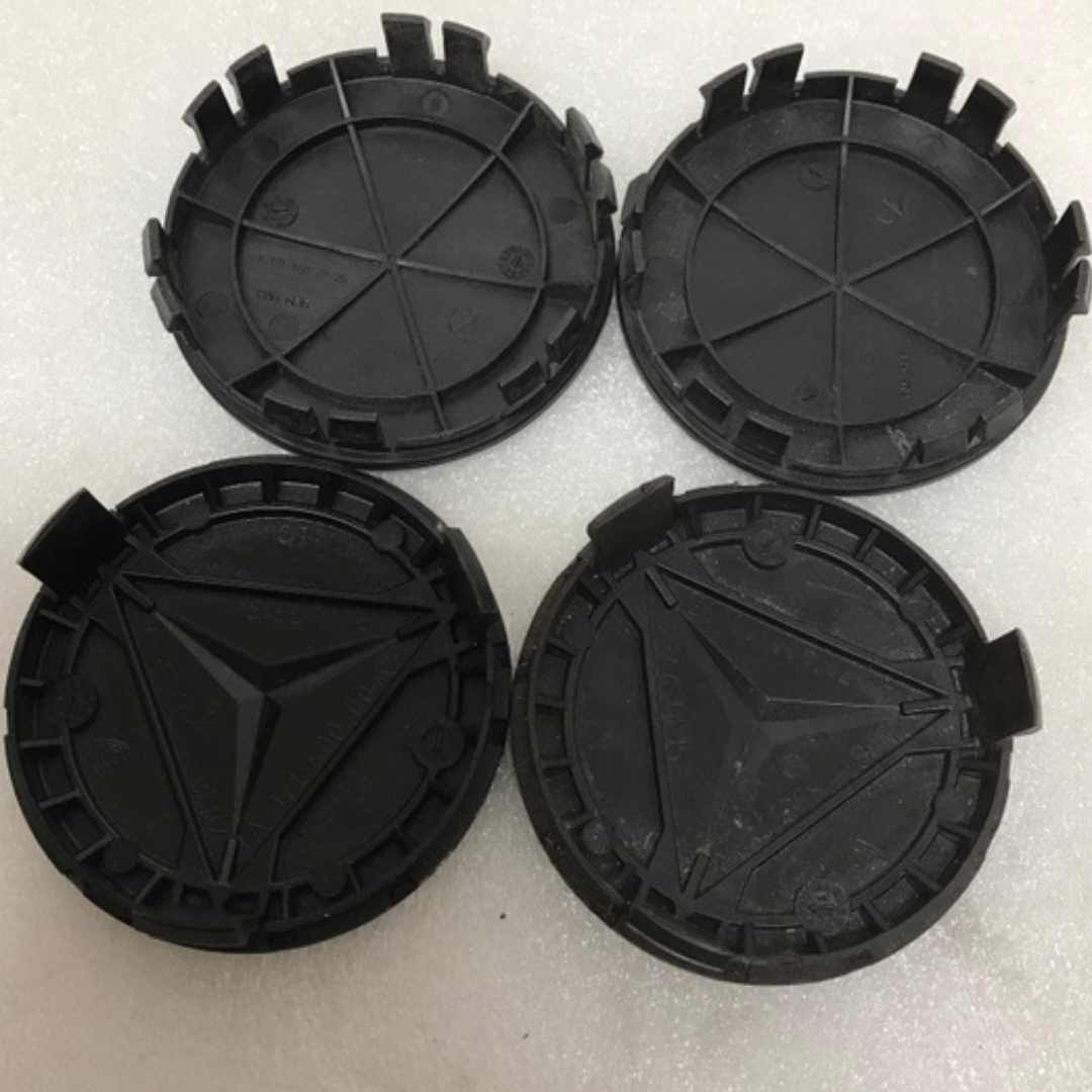 Set of 4 Mercedes-Benz 75MM Classic Dark Blue Wheel Center Hub Caps 1ed41085