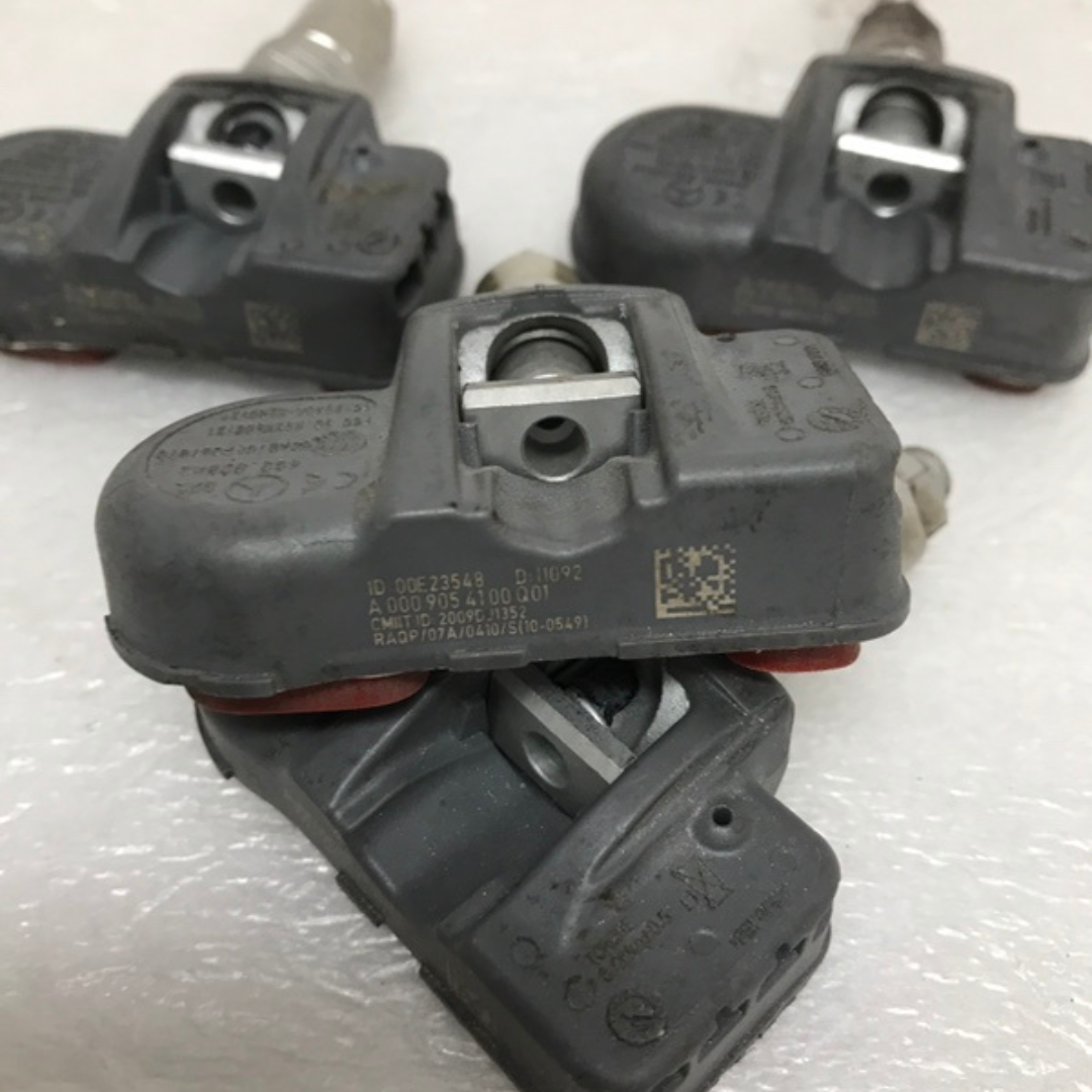 Set of 4 Mercedes Schrader TPMS Sensor A0009054100 433mhz 63ef5eb1