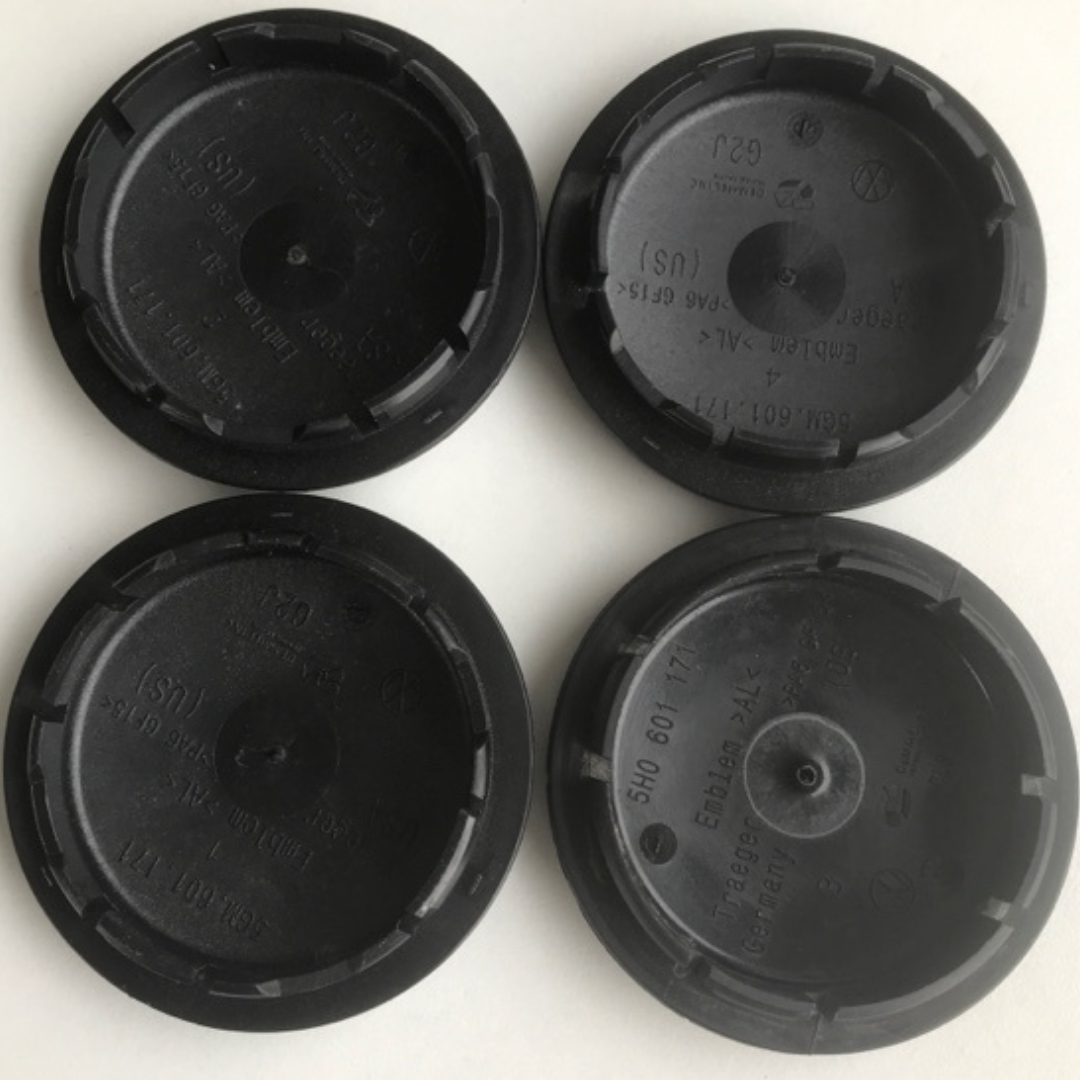 Set of 4 Volkswagen 5H0 601 171 Center Caps bbce018e