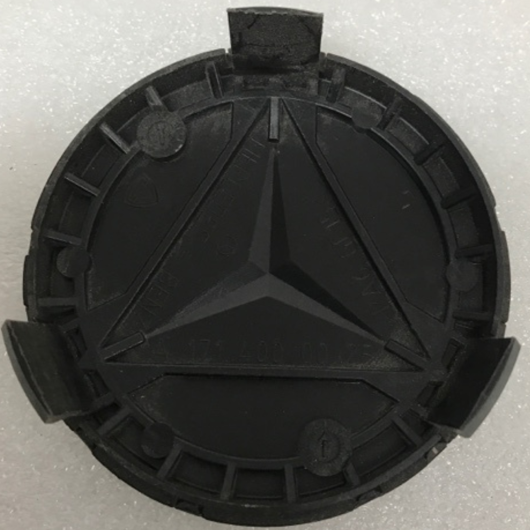 Set of 4 Mercedes-Benz Classic Dark Blue Wheel Center Caps AMG Wreath fa91a722