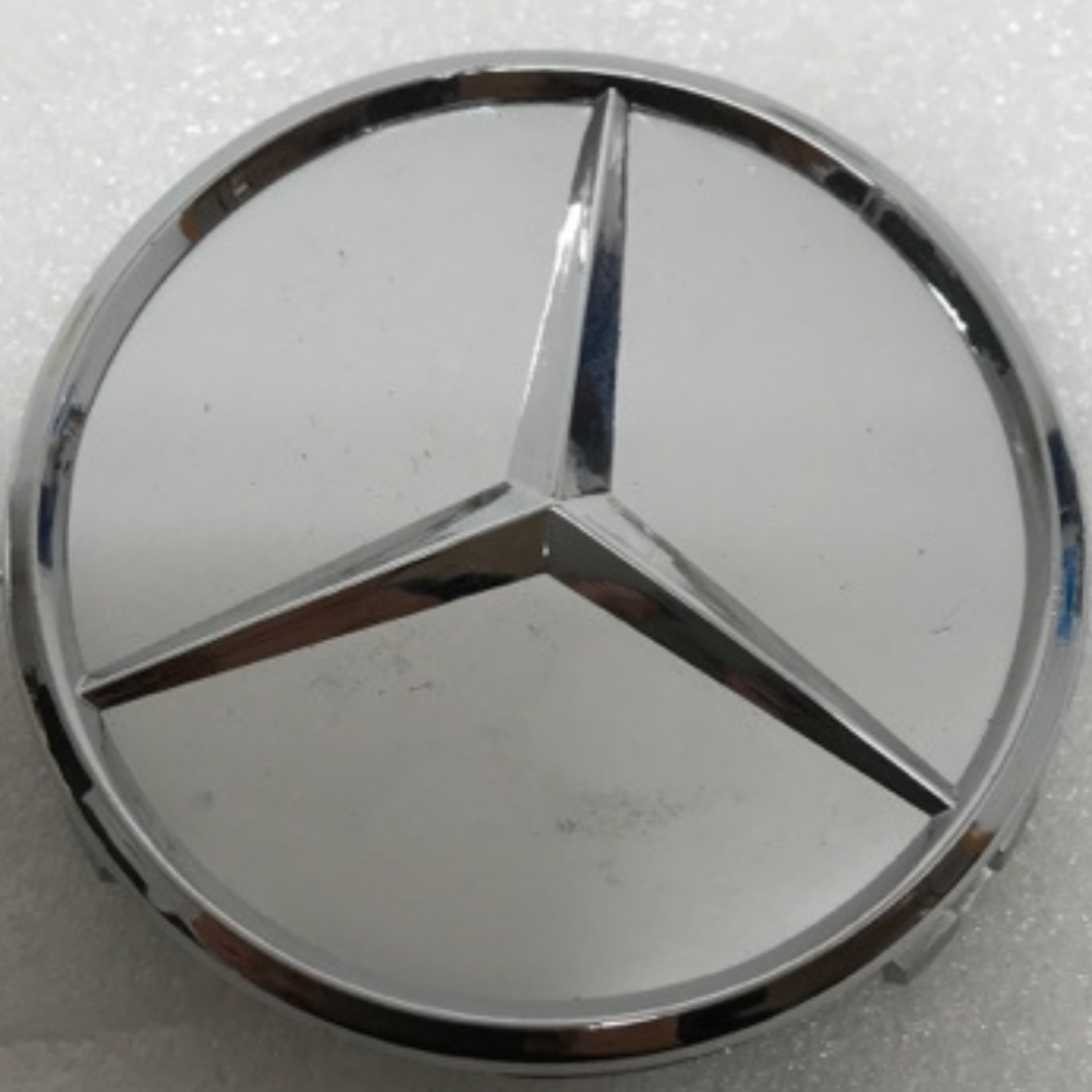 4x for Mercedes-Benz Silver Wheel Center Hub Caps 75mm c20bfc2a
