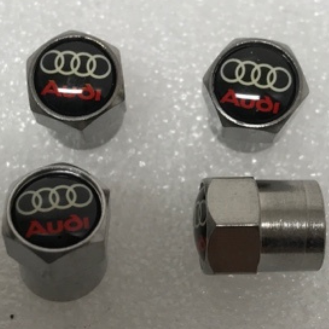 Set of 4 Audi Tire Valves For Car b3d413e7