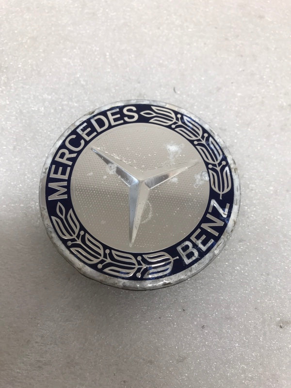 Set of 4 Mercedes 75MM Classic Dark Blue Wheel Center Hub Caps 0e69b2d7