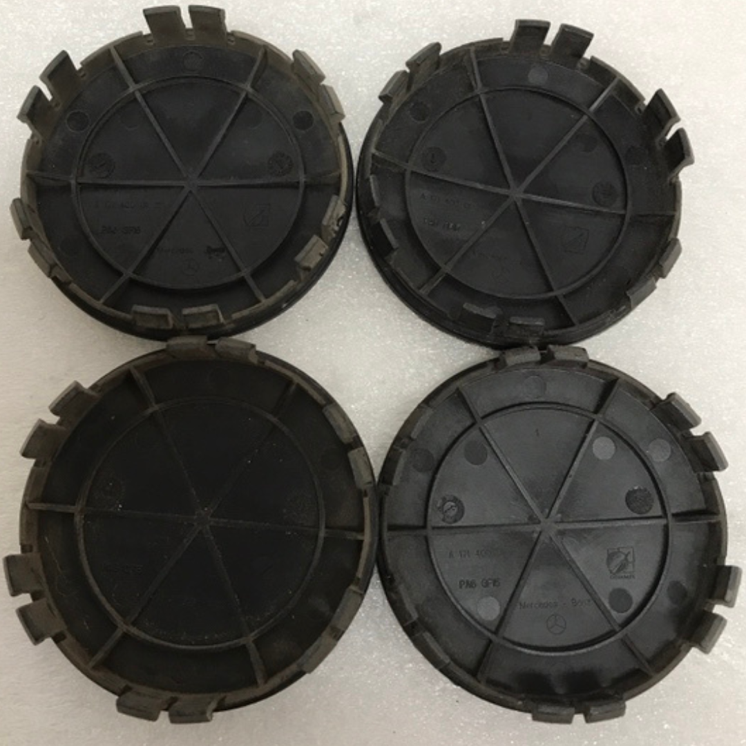 Set of 4 Mercedes 75MM Classic Dark Blue Wheel Center Hub Caps 47205fec